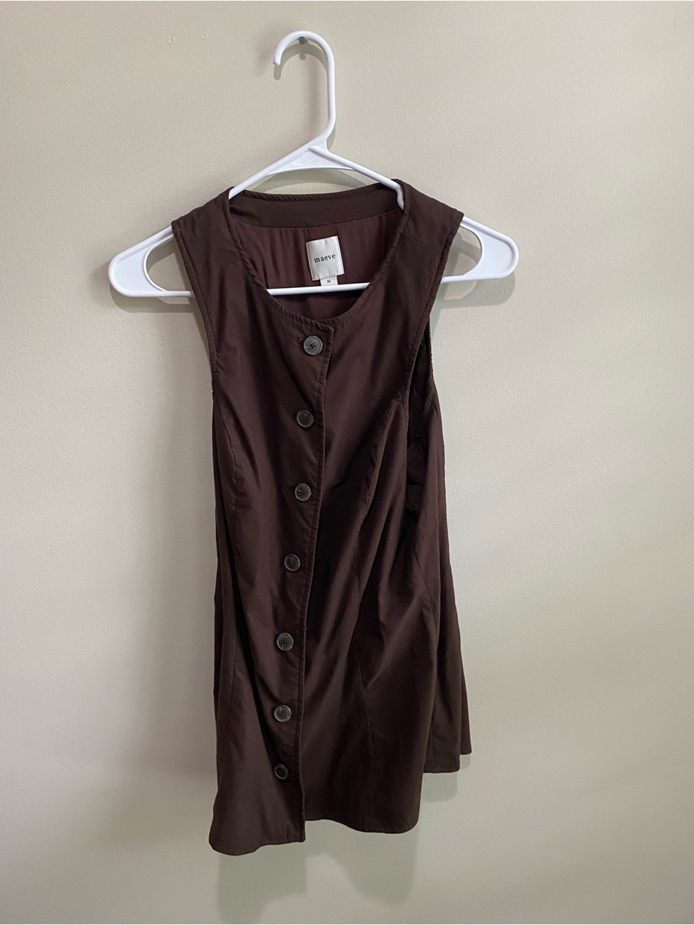 Maeve vest brown